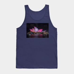 Sydney Opera House during the Vivid Festival. Tank Top